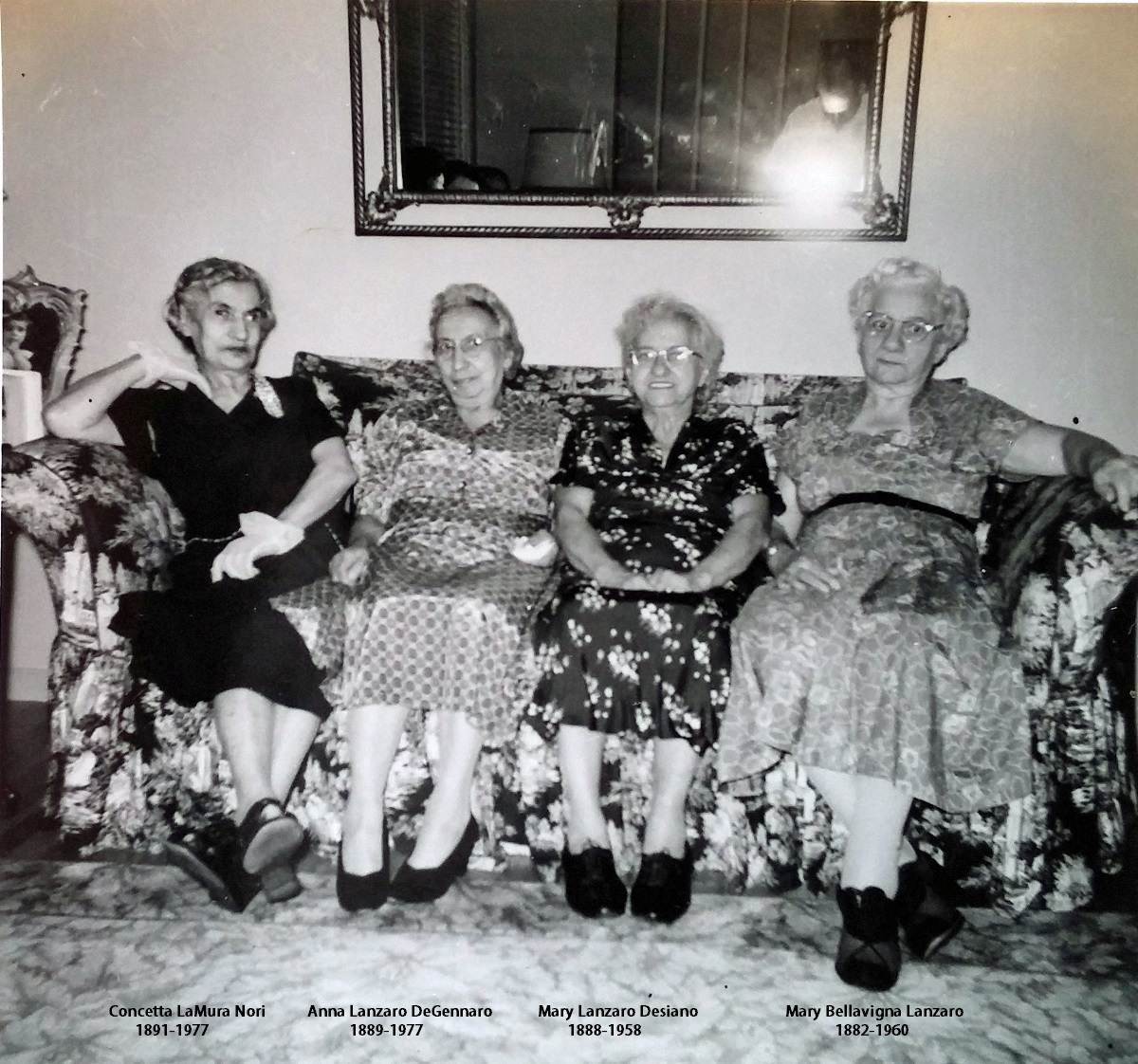 Four Ladies on a Sofa