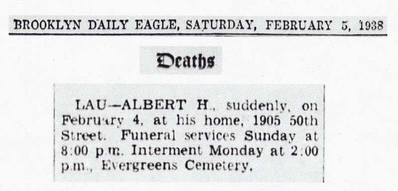 Albert H. Lau Obituary