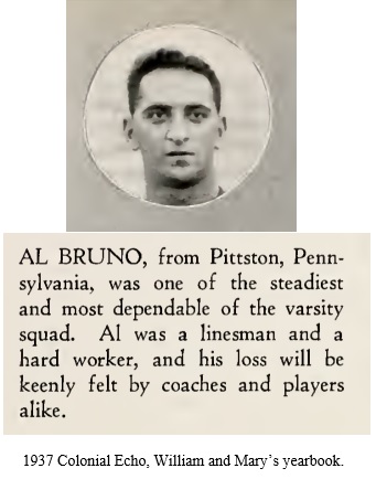Alphonse Bruno 1937 Yearbook