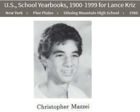 Christopher Mazzei 1986