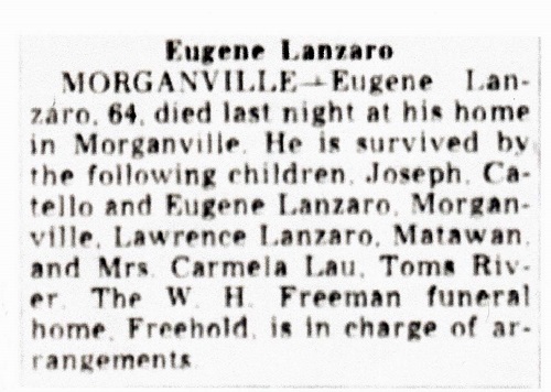 Ciro (Eugene) Lanzaro Obituary