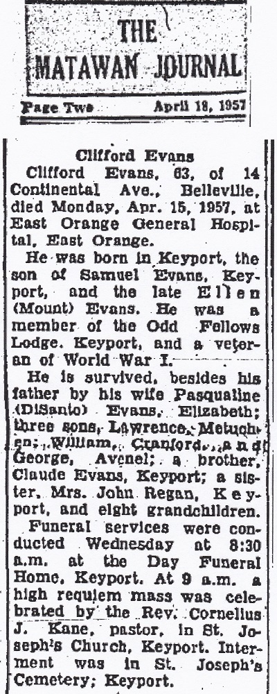 Clifford Evans Obituary