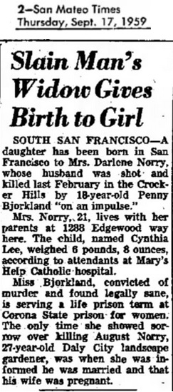 Cynthia Norry Birth News