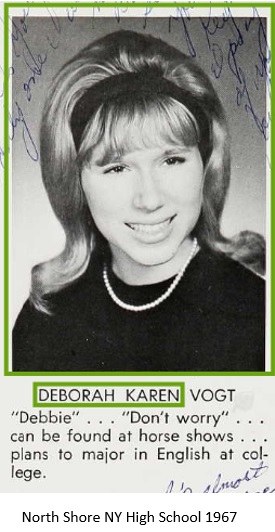 Deborah Karen Vogt Birth Index
