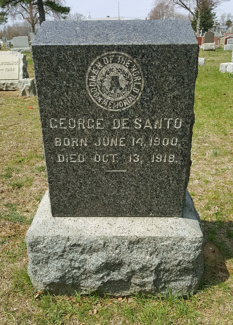 DiSanto Grave in St. Joseph's Cemetery