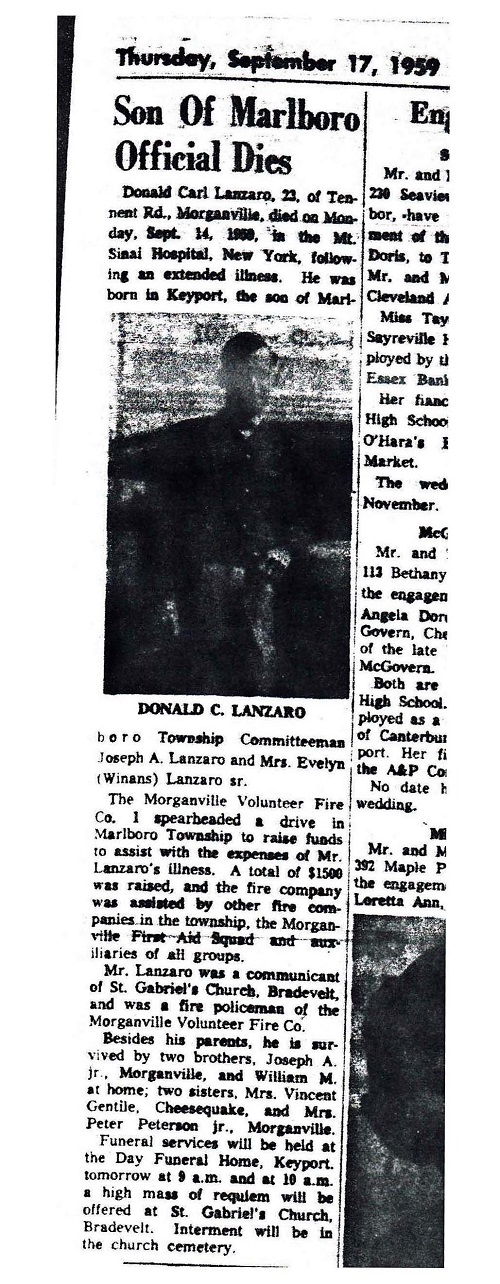 Donald C. Lanzaro Obituary