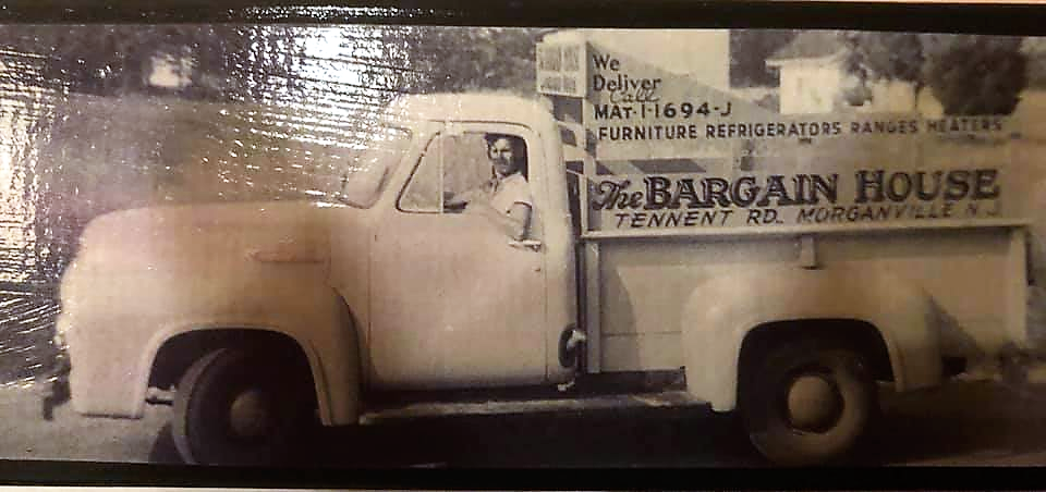Donny Lanzaro driving the Bargain House delivery truck