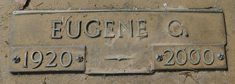 Eugene Blanck Grave Marker