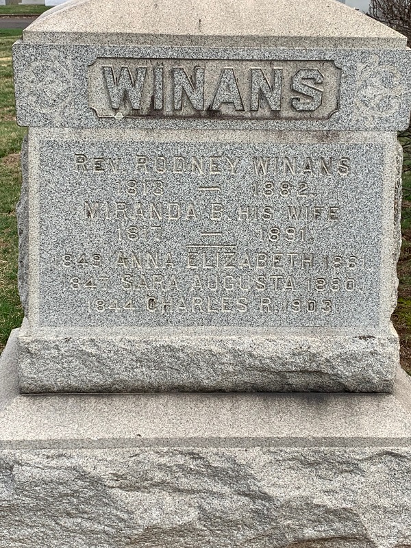 Fairview Cemetery Winans
