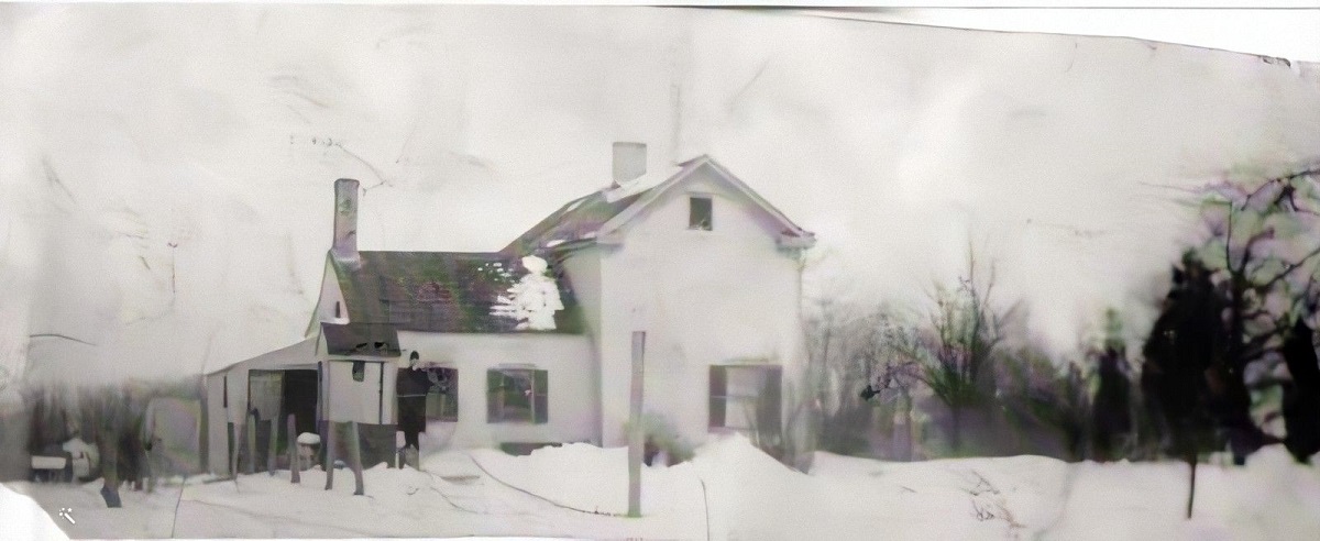 Lanzaro Farmhouse in Morganville 1915
