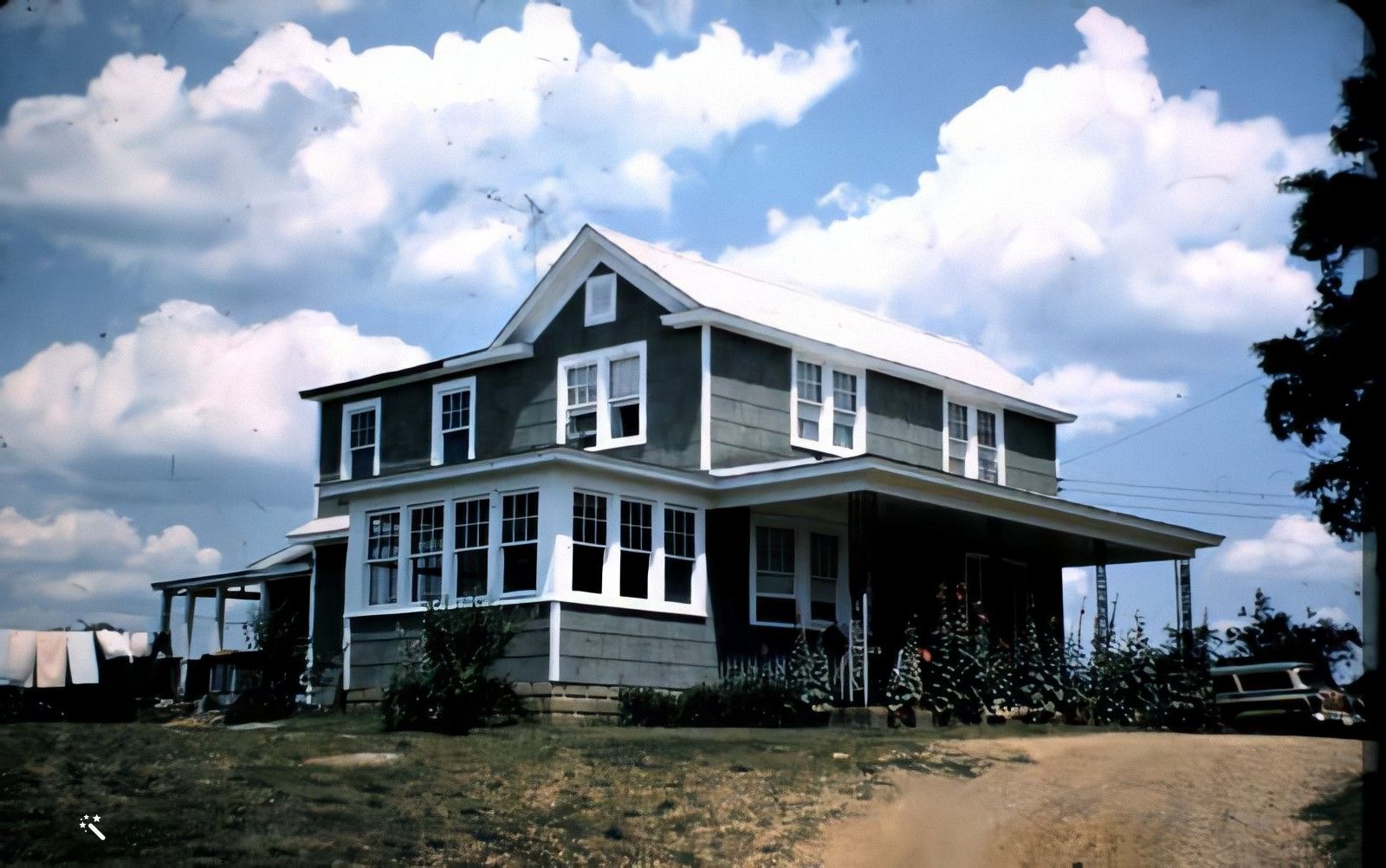 Lanzaro Farmhouse in Morganville 1960