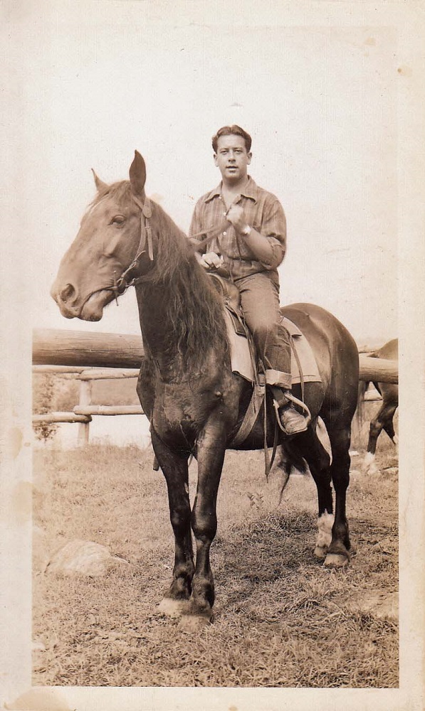 Frank Riding A Horse
