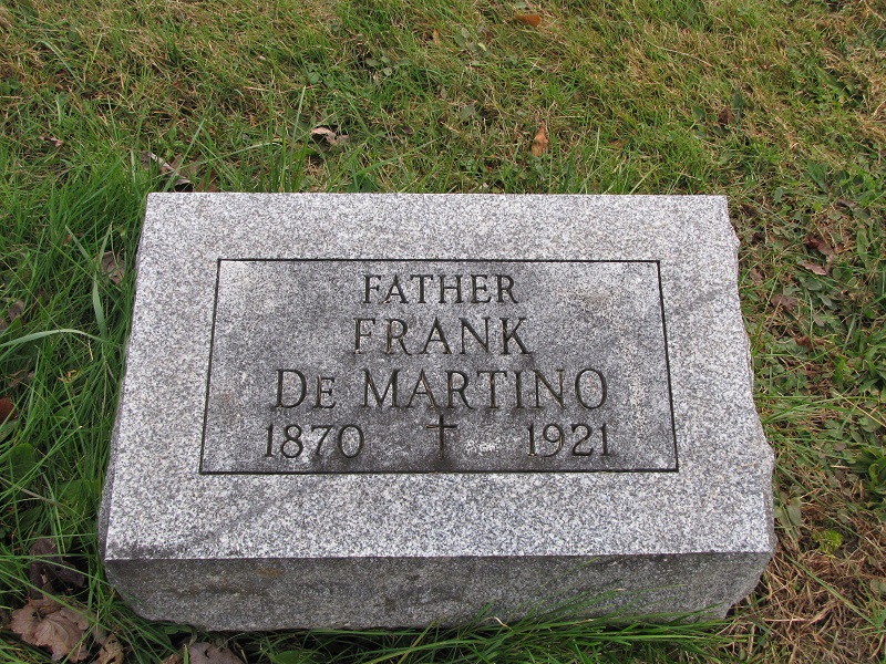Frank DeMartino Death Record