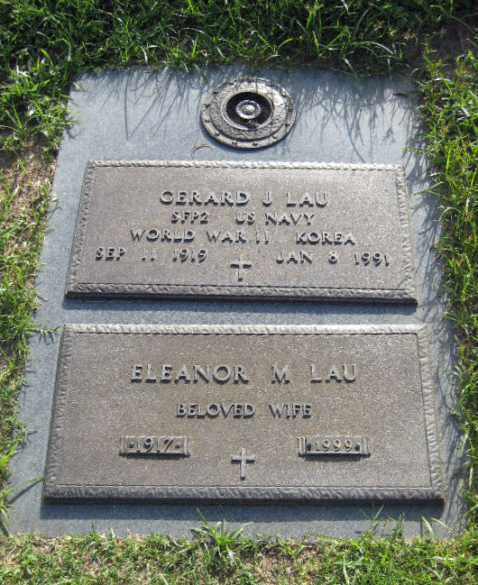 Gerard and Eleanor Lau Grave at Meadowland Memorial Gardens