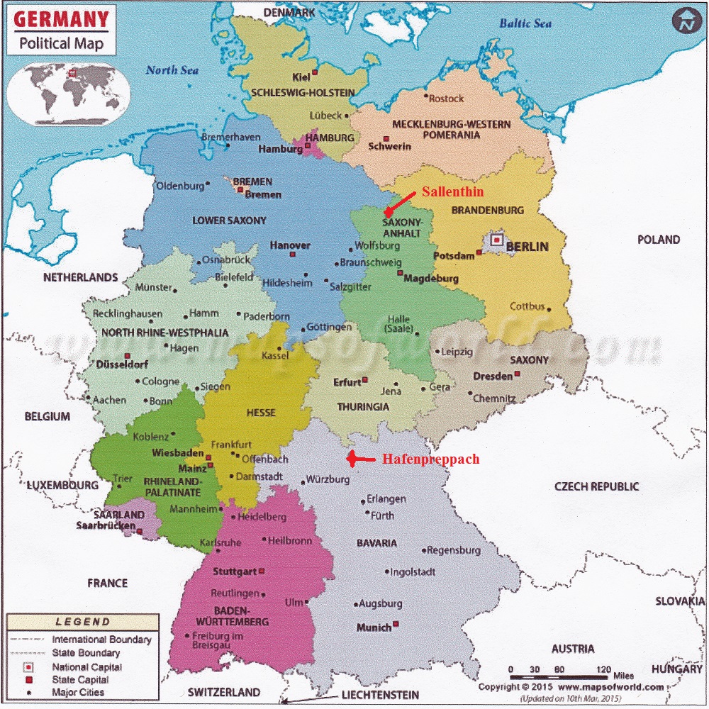 Map of Germany