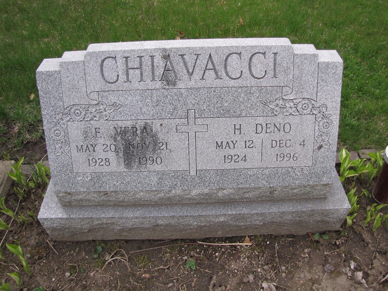 Elvira and Harding Chiavacci Grave