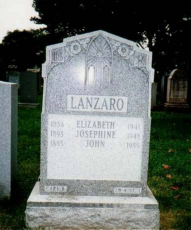 John Lanzaro Headstone