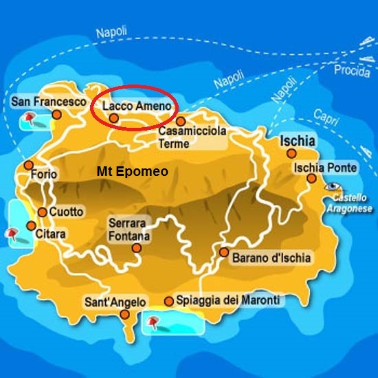 Map of Ischia