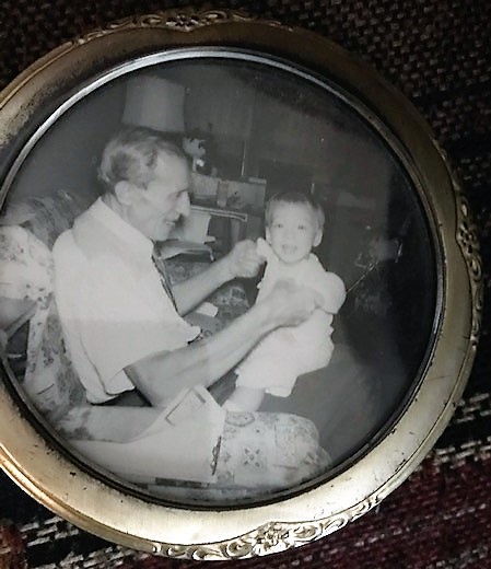 Joe LaMura Sr. and his grandson Robbie Boyd