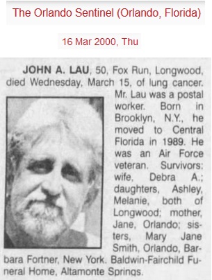 John Albert Lau Obituary