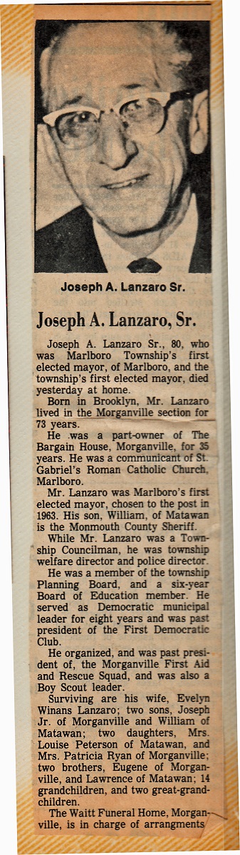 Joseph A. Lanzaro Obituary