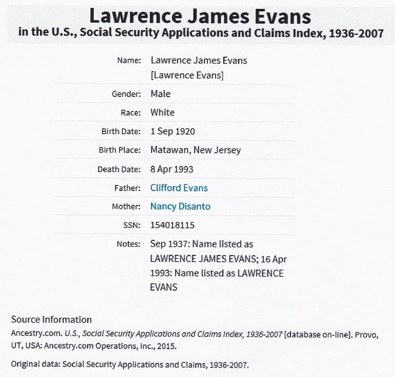 Lawrence J. Evans SSACI