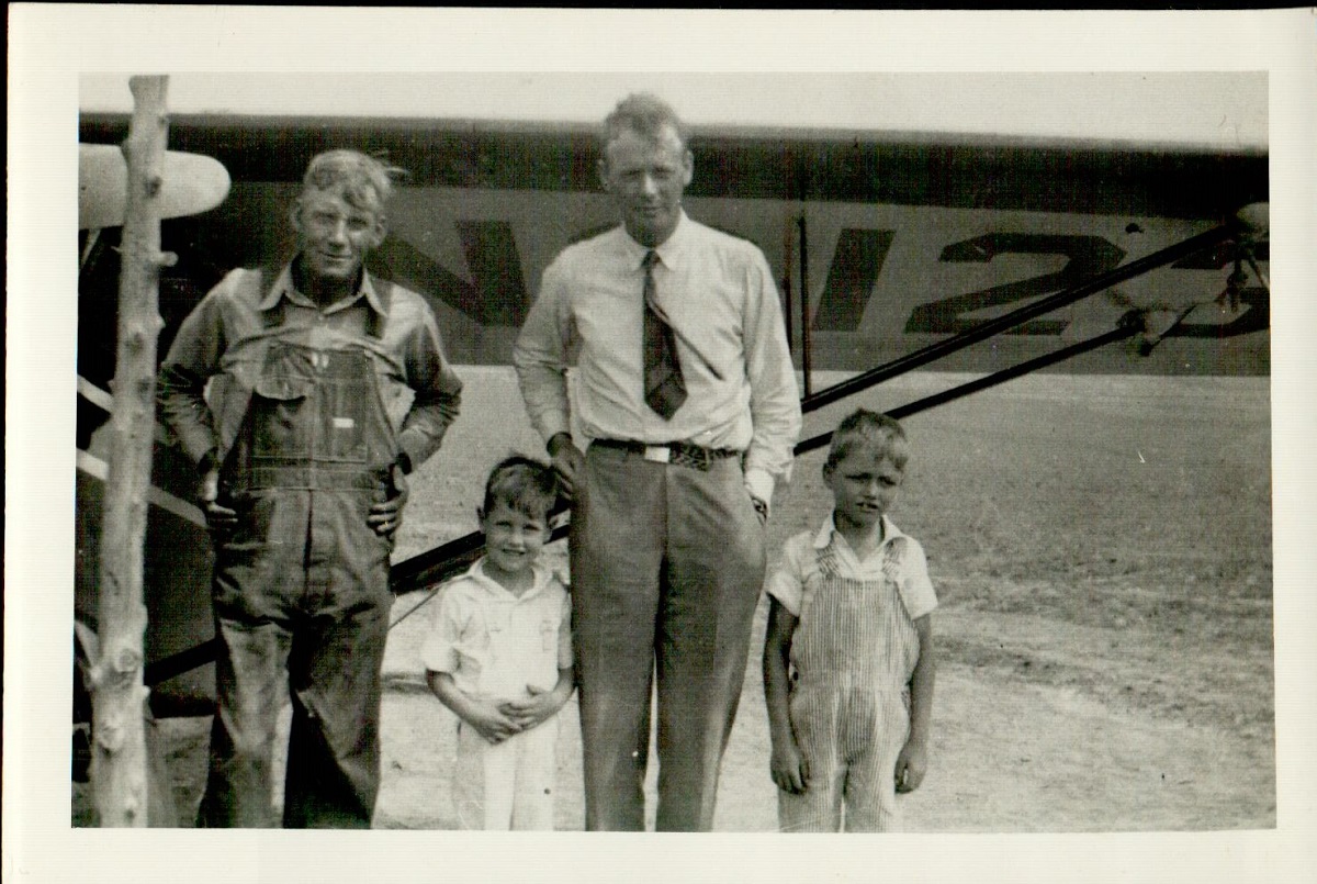 Bob Boyd and Charles Lindbergh<
