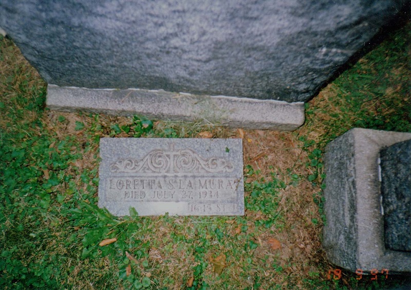 Loretta LaMura's Grave at Holy Cross Cemetery