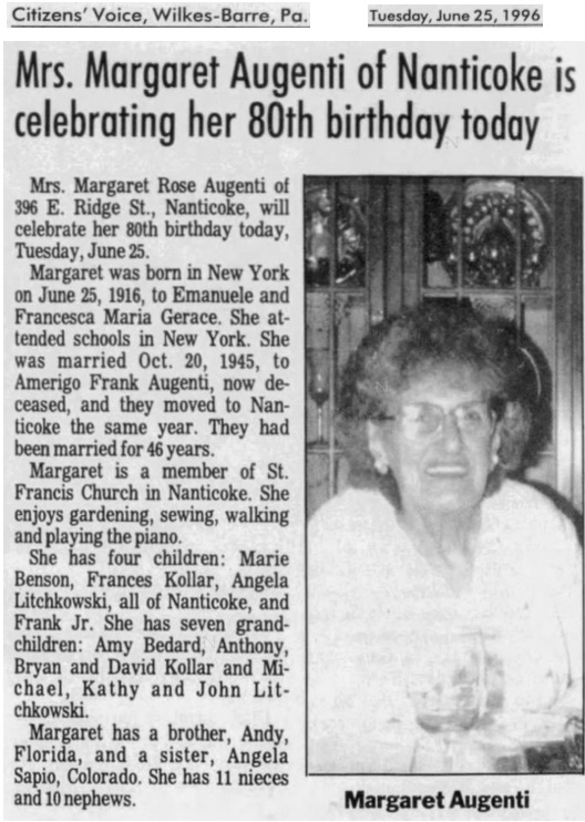 Margherita Gerace Augenti Birth Anniversary