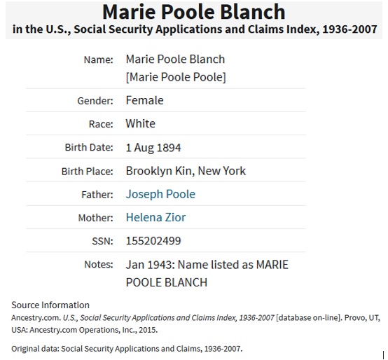 Marie Poole Blanck SSACI