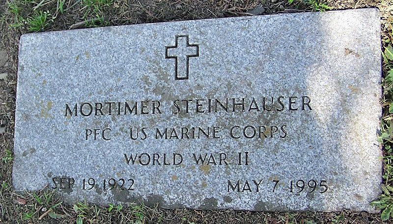 Mortimer and Gertrude (LaMura) Steinhauser in Glenwood Cemetery