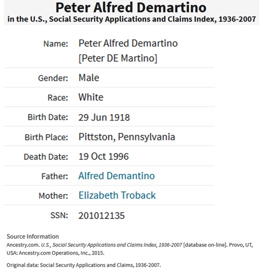 Peter A. DeMartino DeMartino SSACI