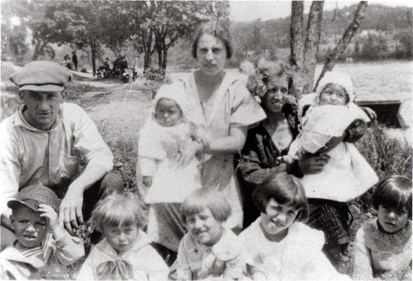 Otto and Marie Blanck with Leona Blanck LaMura