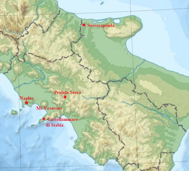 Pratola Serra Map