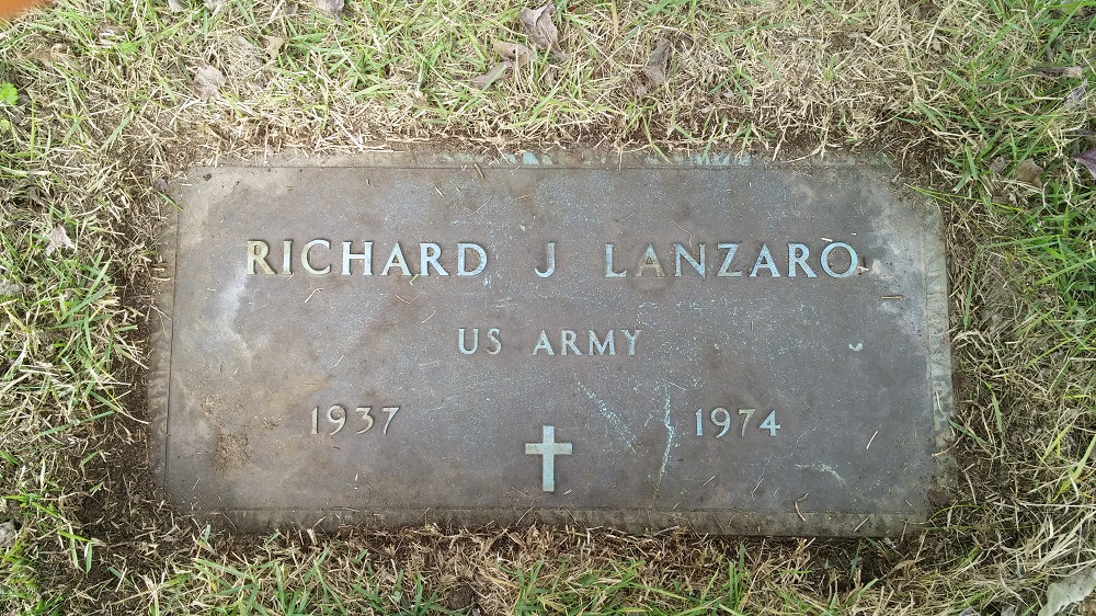 Richard Lanzaro Cemetery Marker