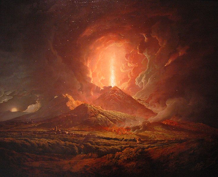 Mt Vesuvius Erupting