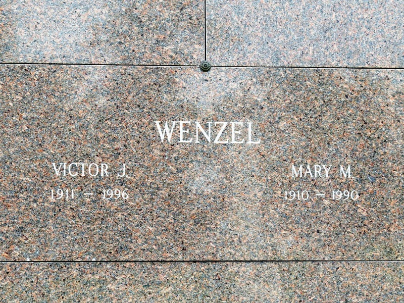 Victor and Mary Wenzel's Mausoleum