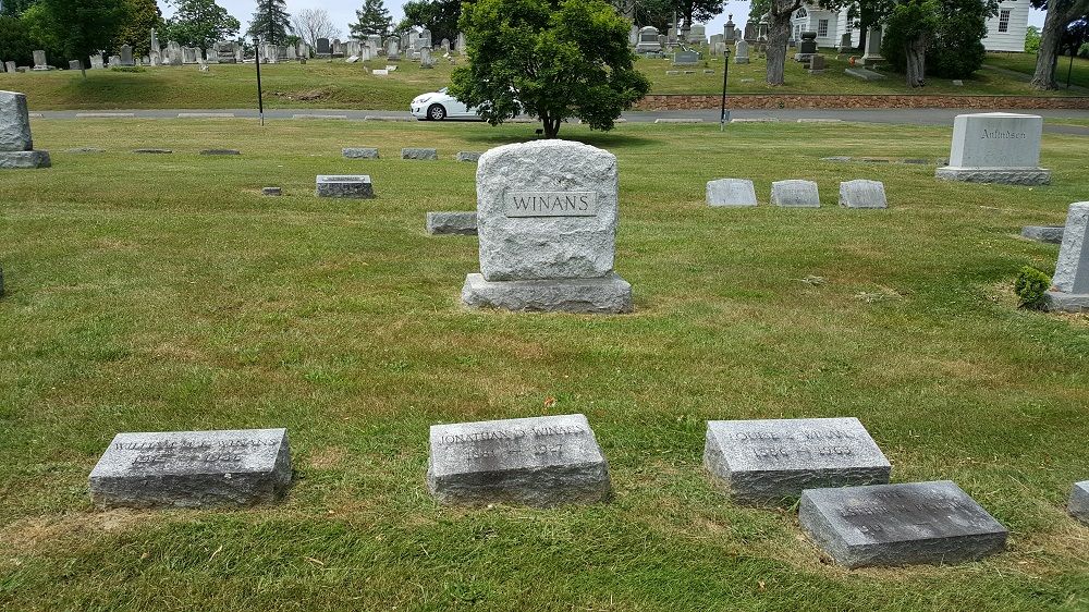 Winans Family Headstone and Markers