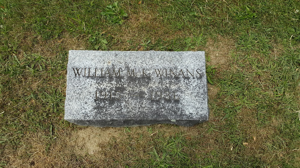 Winans Family Headstone and Markers