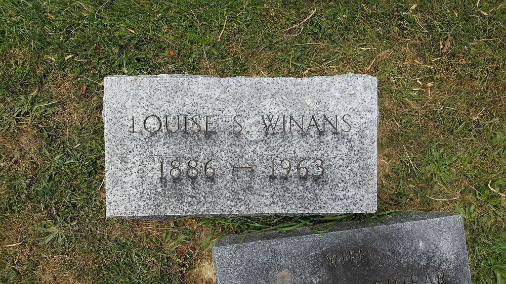 Winans Family Headstone and Markers