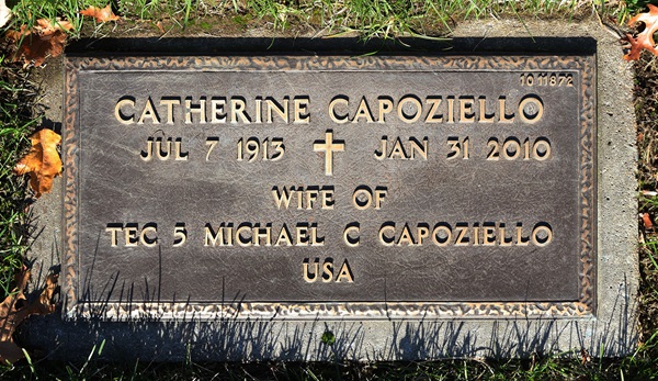 Catherine Capoziello Grave at Calverton National Cemetery