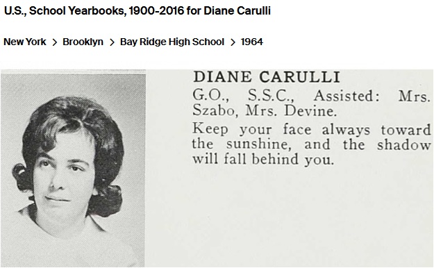 Diane Carulli 1964