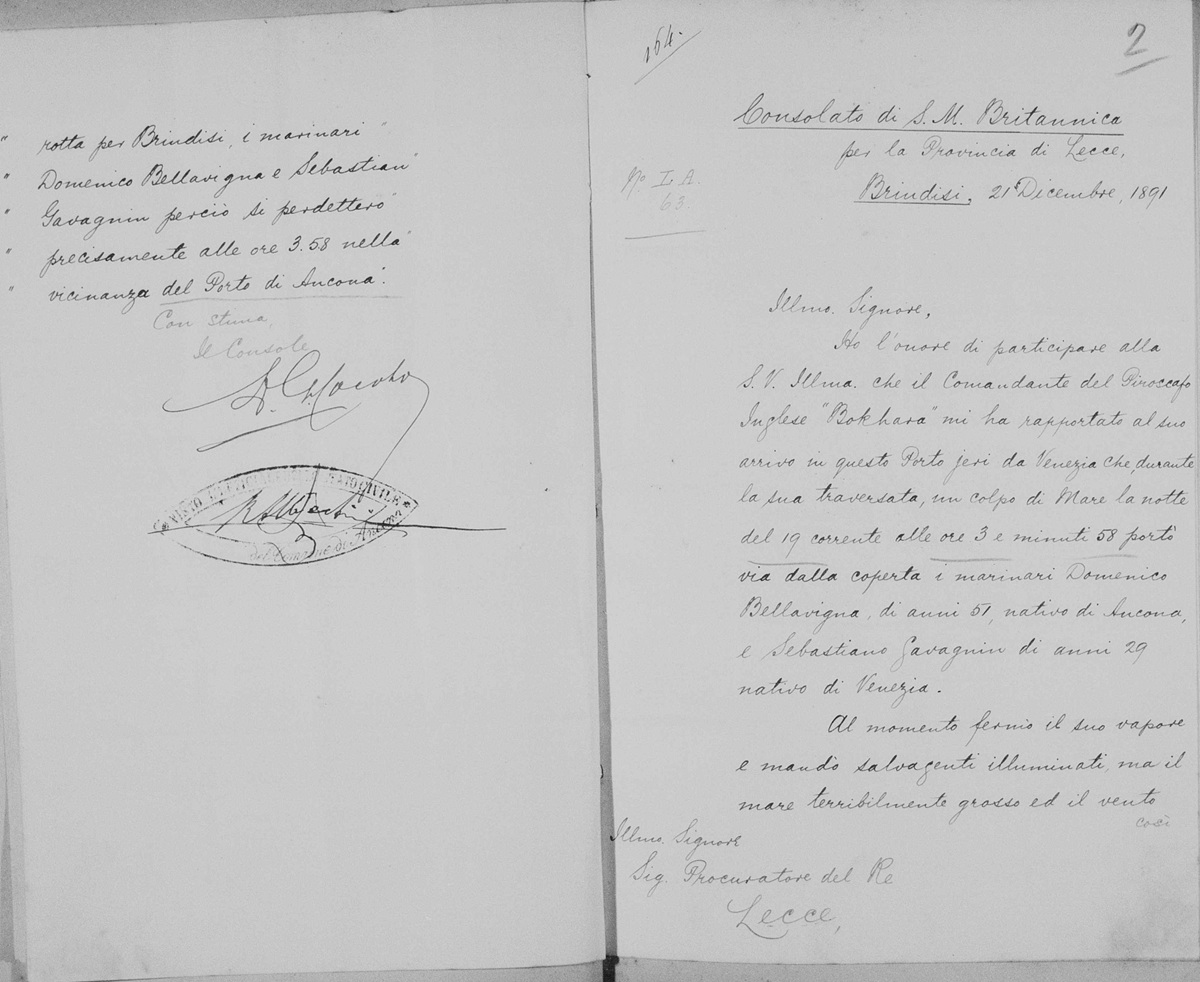 Domenico Bellavigna Death Record