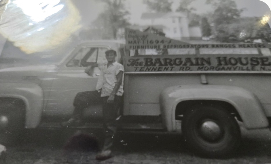 Donny driving Bargain House truck