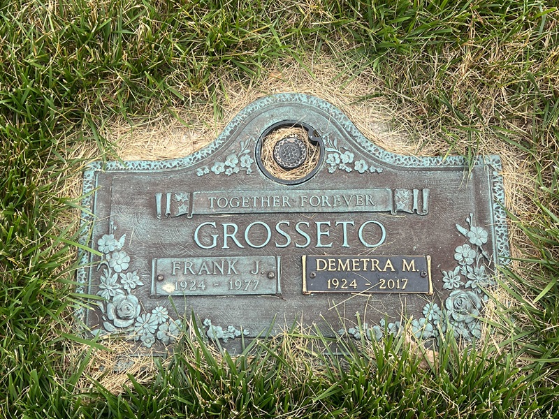 Frank Joseph Grossetto Grave