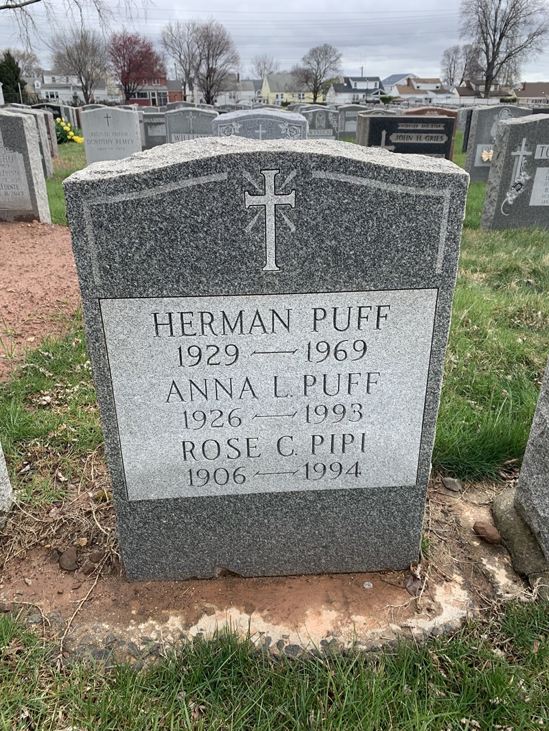 Anna Pipi Puff Cemetery Record