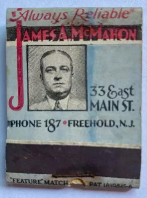 James McMahon Matchbook