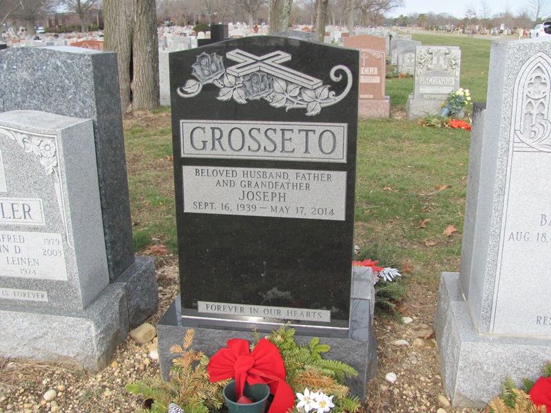 Joseph P. Grosseto Cemetery Record