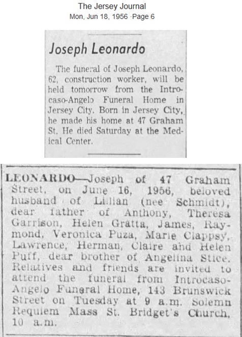 Joseph Leonardo Obituary