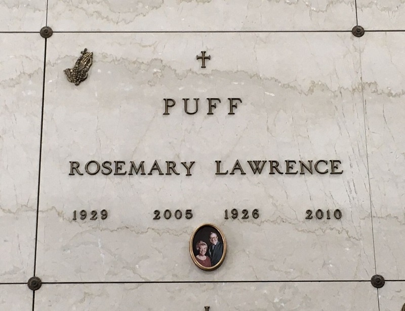 Rosemary Dios Puff Cemetery Record